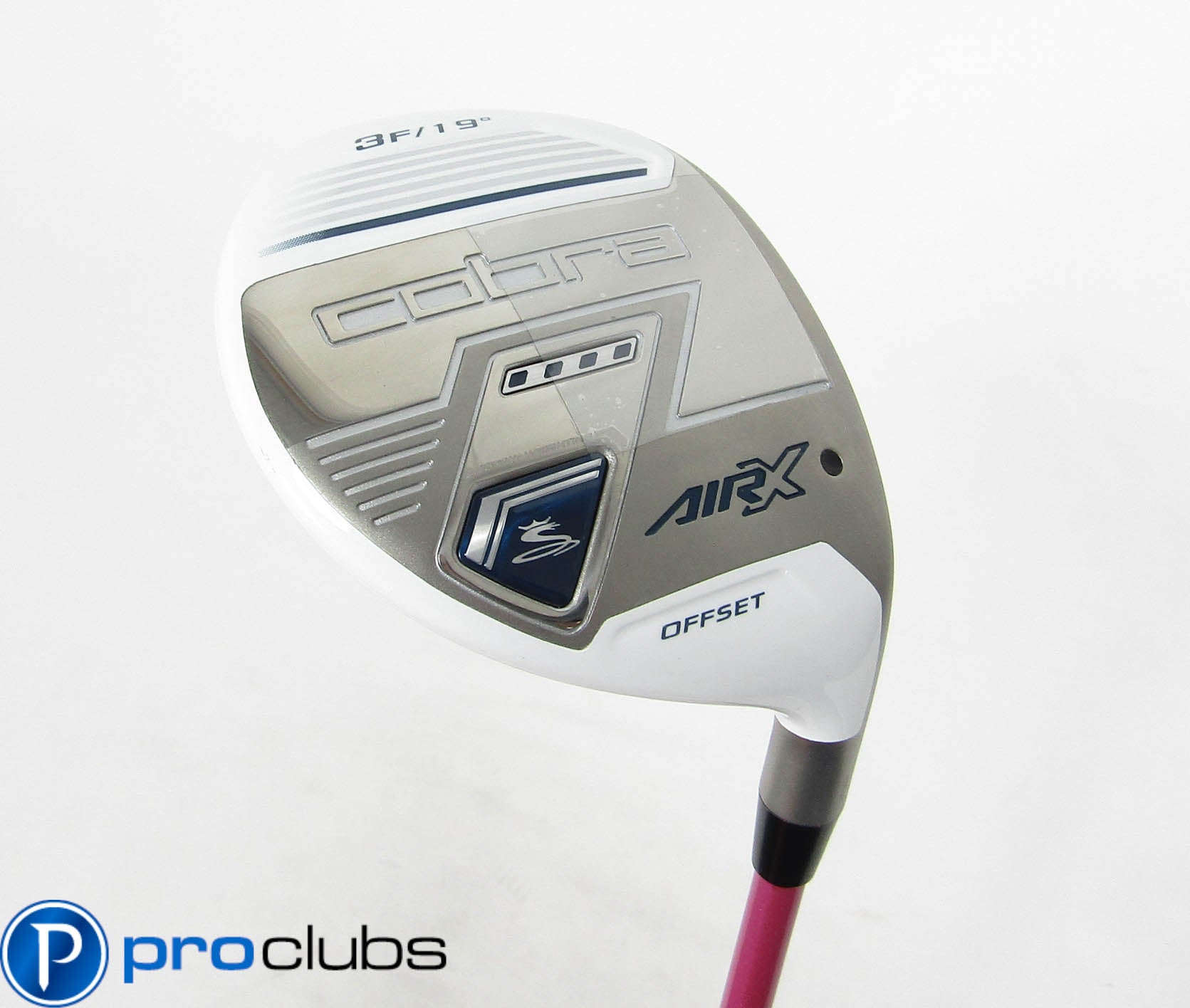 NEW LADIES COBRA AIR-X OFFSET 19* 3 FAIRWAY WOOD ALDILA NV PINK 454901