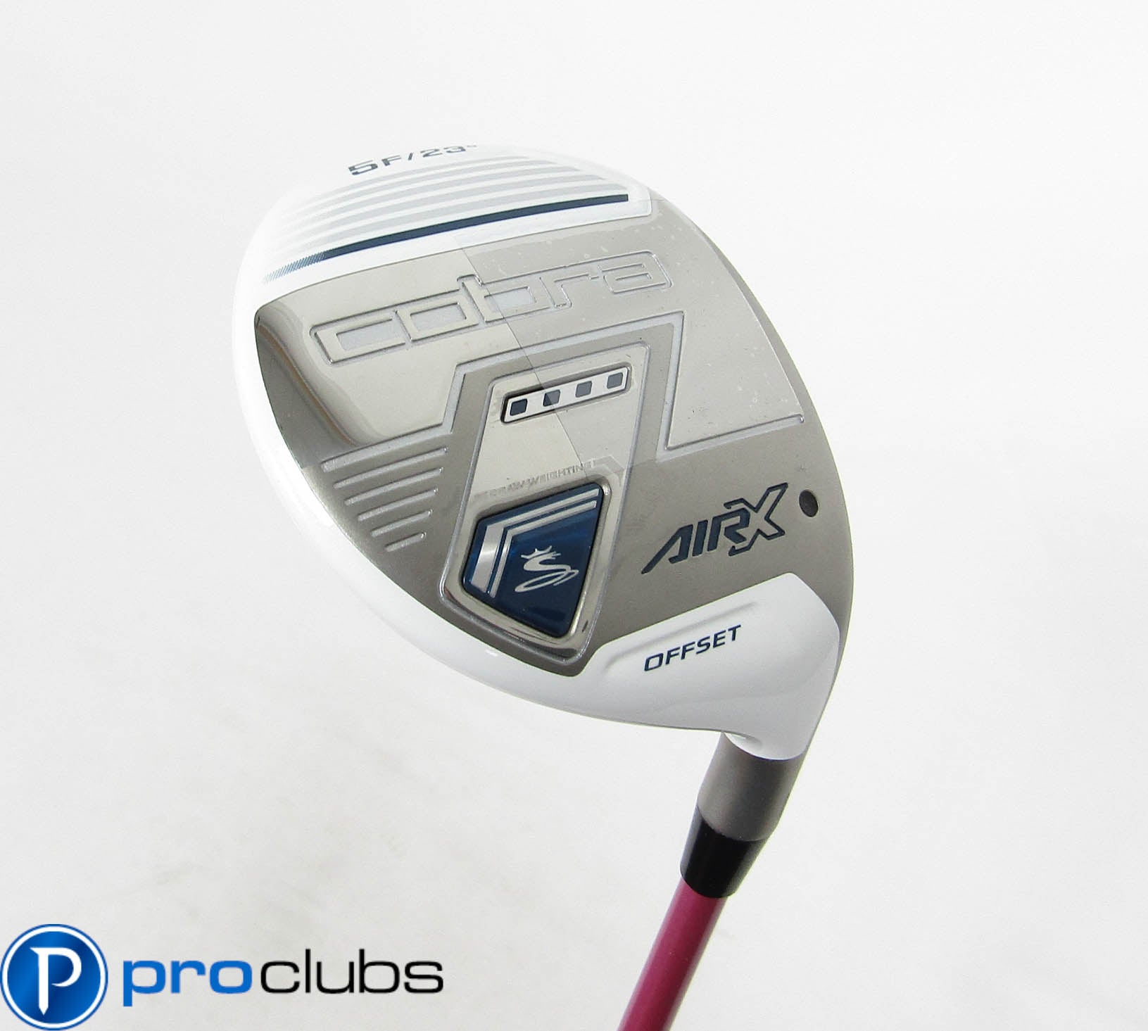 NEW LADIES COBRA AIR-X OFFSET 23* 5 FAIRWAY WOOD ALDILA NV PINK 454900
