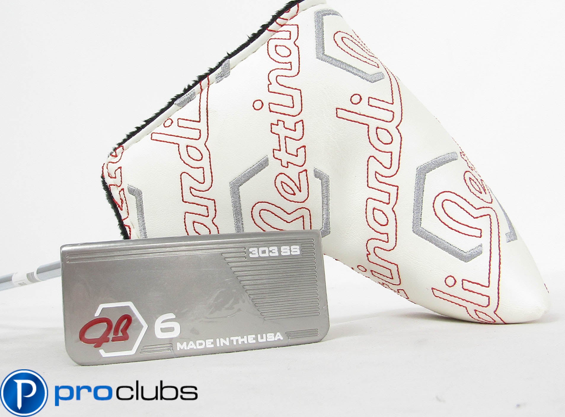 NEW Left Handed BETTINARDI STUDIO B RESERVE QB6 CLASSIC CARS PUTTER w/HEADCOVER