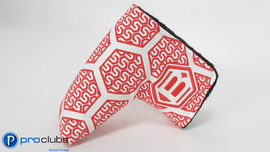 NEW BETTINARDI HEX B CHAIN WHITE / RED BLADE PUTTER HEADCOVER #344318