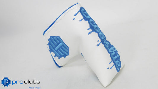 NEW BETTINARDI GEORGE GANKAS TOUR SCOOSHIE WHITE BLADE PUTTER HEADCOVER #344336