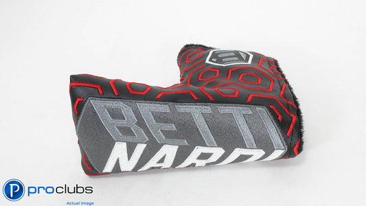 NEW BETTINARDI GEOMETRIC RED / BLACK BLADE PUTTER HEADCOVER #344326