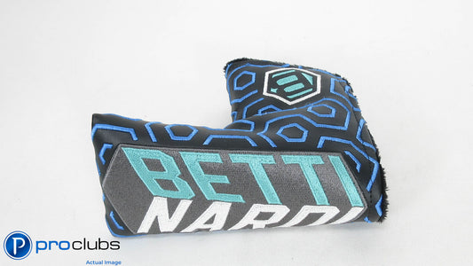 NEW BETTINARDI GEOMETRIC BLUE / BLACK BLADE PUTTER HEADCOVER #344322