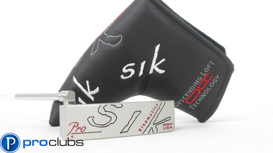 NEW LEFT HANDED SIK PRO C-SERIES PLUMBERS NECK PUTTER 34" w/ HEADCOVER #368380