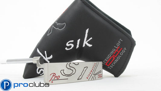 NEW LEFT HANDED SIK PRO C-SERIES PLUMBERS NECK PUTTER 35" w/ HEADCOVER #368381