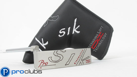 NEW LEFT HANDED SIK PRO C-SERIES PLUMBERS NECK PUTTER 35" w/ HEADCOVER #368370