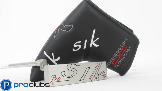 NEW LEFT HANDED SIK PRO C-SERIES PLUMBERS NECK PUTTER 33" w/ HEADCOVER #368375