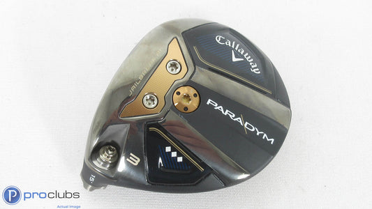 Nice! Left Handed Callaway Paradym ◊◊◊ 15* - 3 Wood - Head Only - L/H 380843