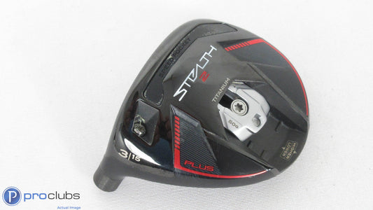 Nice! Left Handed TaylorMade Stealth-2 Plus 15* - 3 Wood - Head Only - 381874