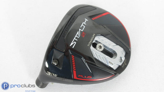 Nice! Left Handed TaylorMade Stealth-2 Plus 15* - 3 Wood - Head Only - 381752