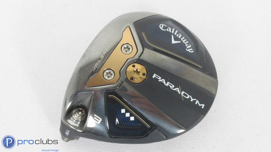 Nice! Left Handed Callaway Paradym ◊◊◊ 15* - 3 Fairway Wood - Head Only - 381745