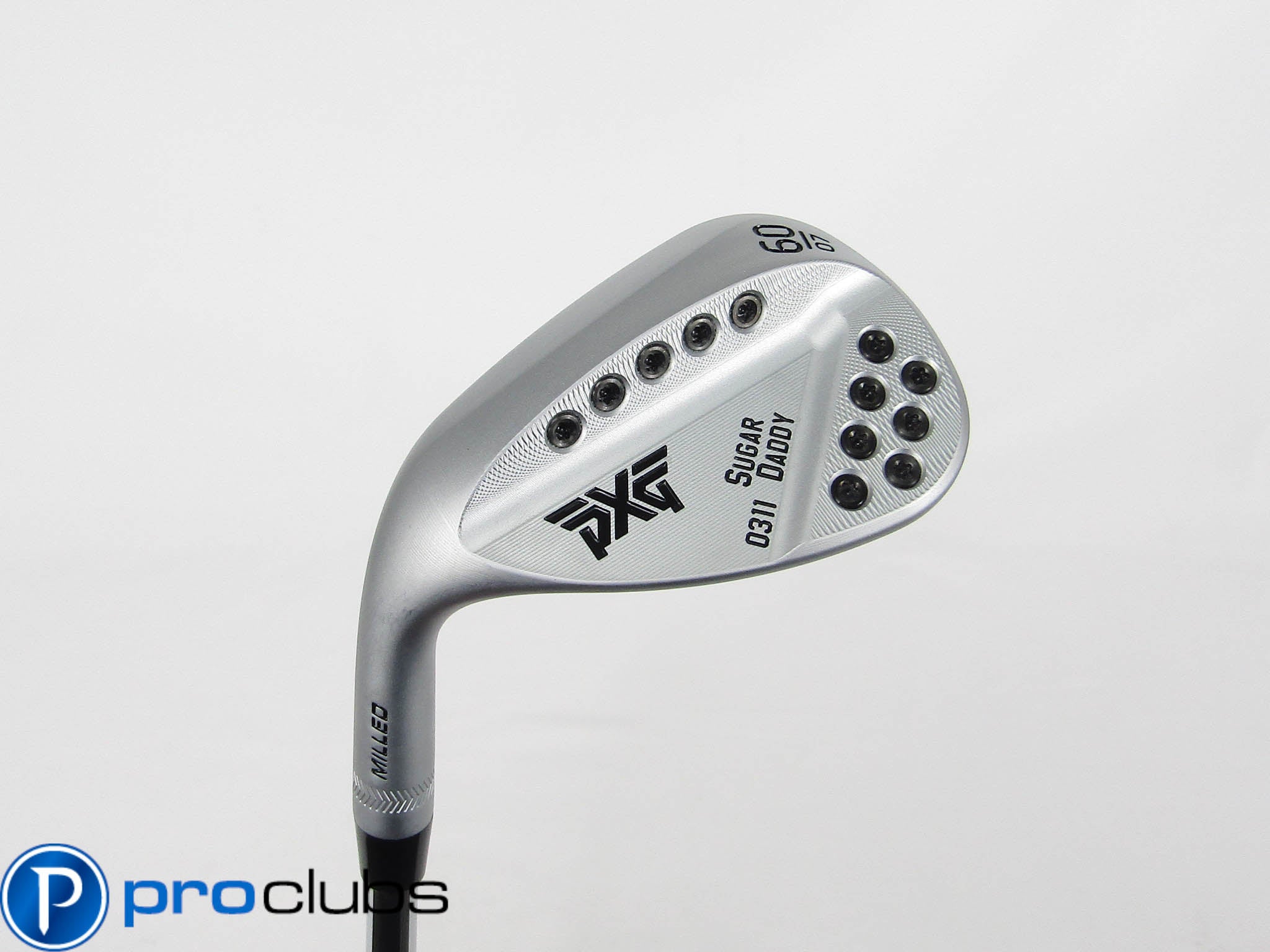 NEW Left Handed PXG 0311 SUGAR DADDY MILLED (07*) 60* WEDGE STEEL STIFF #428620