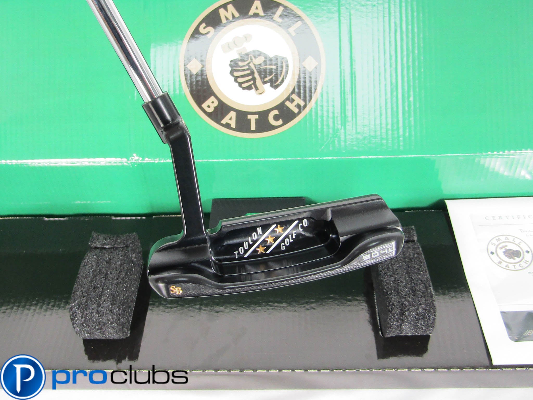 NEW TOULON SMALL BATCH TEXAS LIMITED RUN PUTTER w/ORIGINAL BOX #441821