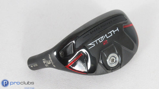 Excellent! Left Hand TaylorMade Stealth-2 Plus 19.5* 3 Hybrid - Head Only 381871