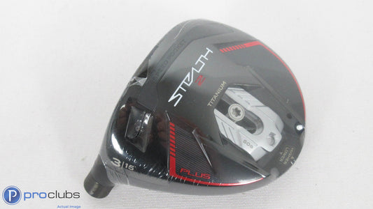 New! Left Handed TaylorMade Stealth2 Plus+ 15* Fairway 3 Wood-Head Only-383287