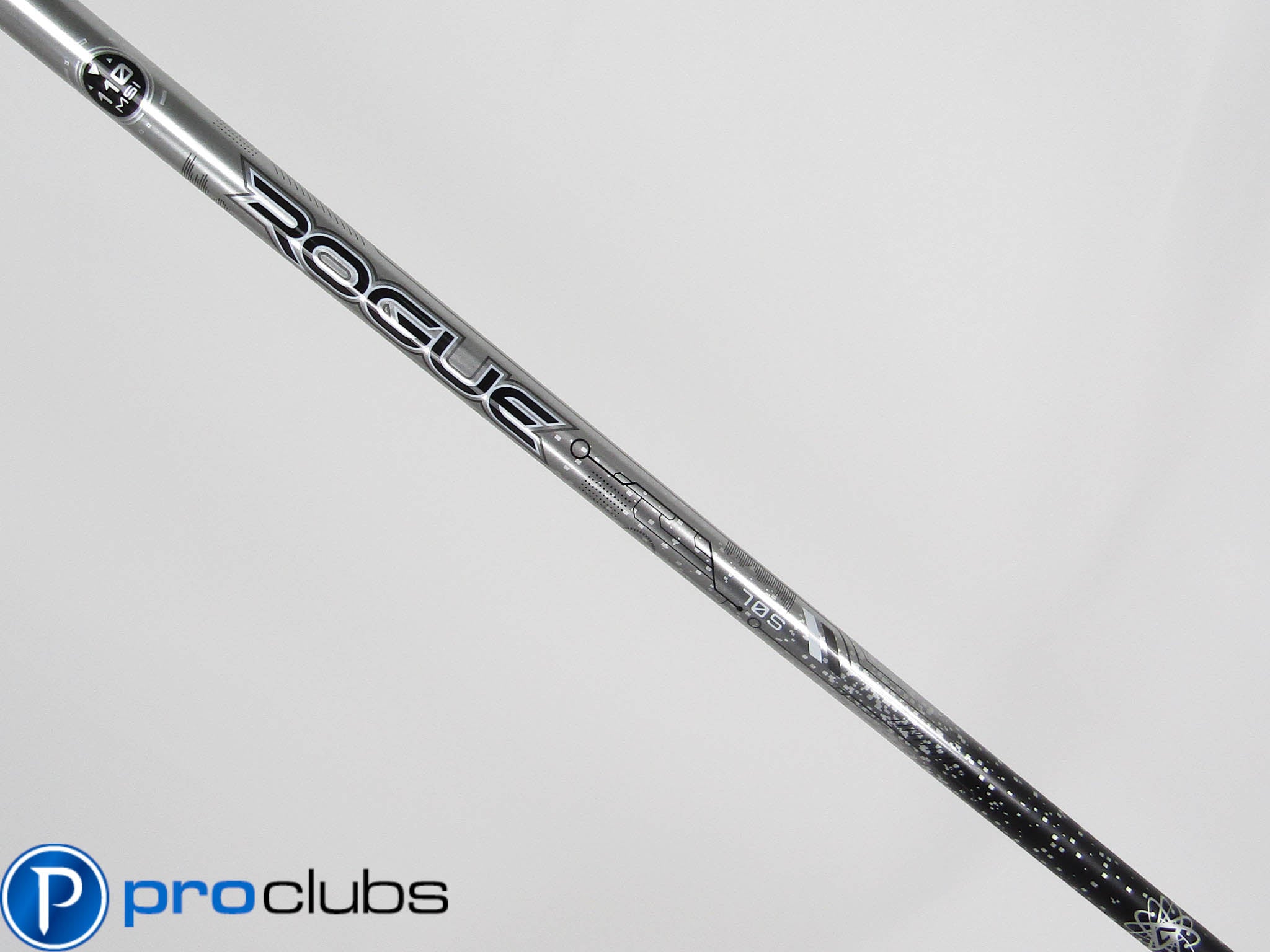NEW ALDILA ROGUE SILVER 110 MSI 70 STIFF FLEX DRIVER SHAFT 46" #425097