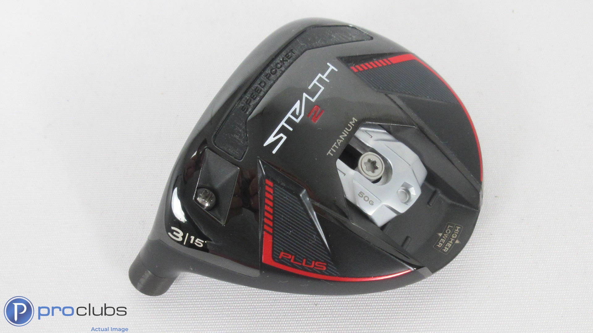 Left Handed! TaylorMade Stealth2 Plus 15* Fairway 3 Wood-Head Only-383438