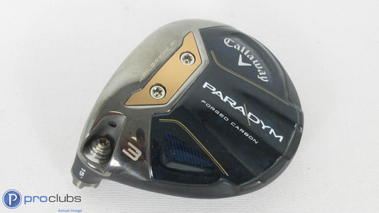 Left Handed! Callaway Paradym 15* Fairway 3 Wood -Head Only- 383636