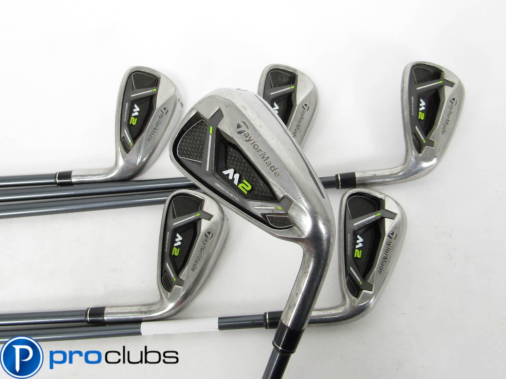 TAYLORMADE '2007 M2 IRONS 4-PW GRAPHITE SENIOR FLEX #457036 (Missing 5 Iron)