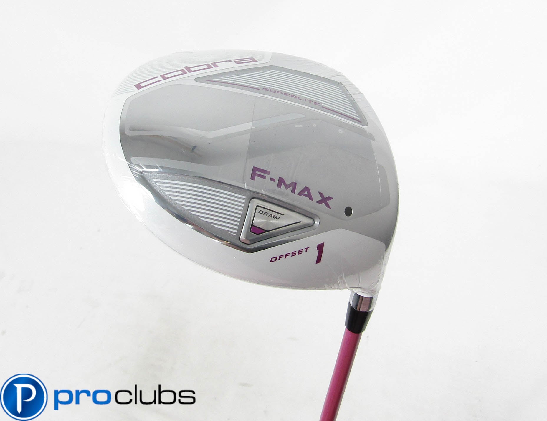 NEW LADIES COBRA F-MAX SUPERLITE OFFSET 15* DRIVER ALDILA NV PINK #475595