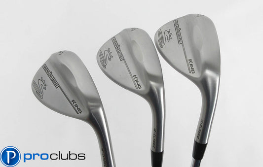 NEW 3pc COBRA KING RAW Limited Edition (CLASSIC) 52*, 56*, 60* WEDGE SET #405264