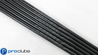 NEW PROJECT X LZ BLACKOUT PVD 5.5 REGULAR FLEX STEEL IRON SHAFTS 5-PW .355 TIP