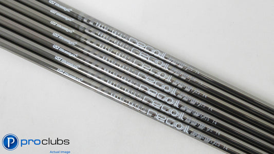 NEW UST MAMIYA RECOIL PROTOTYPE 125 F4 STIFF FLEX GRAPHITE IRON SHAFTS 4-PW .355