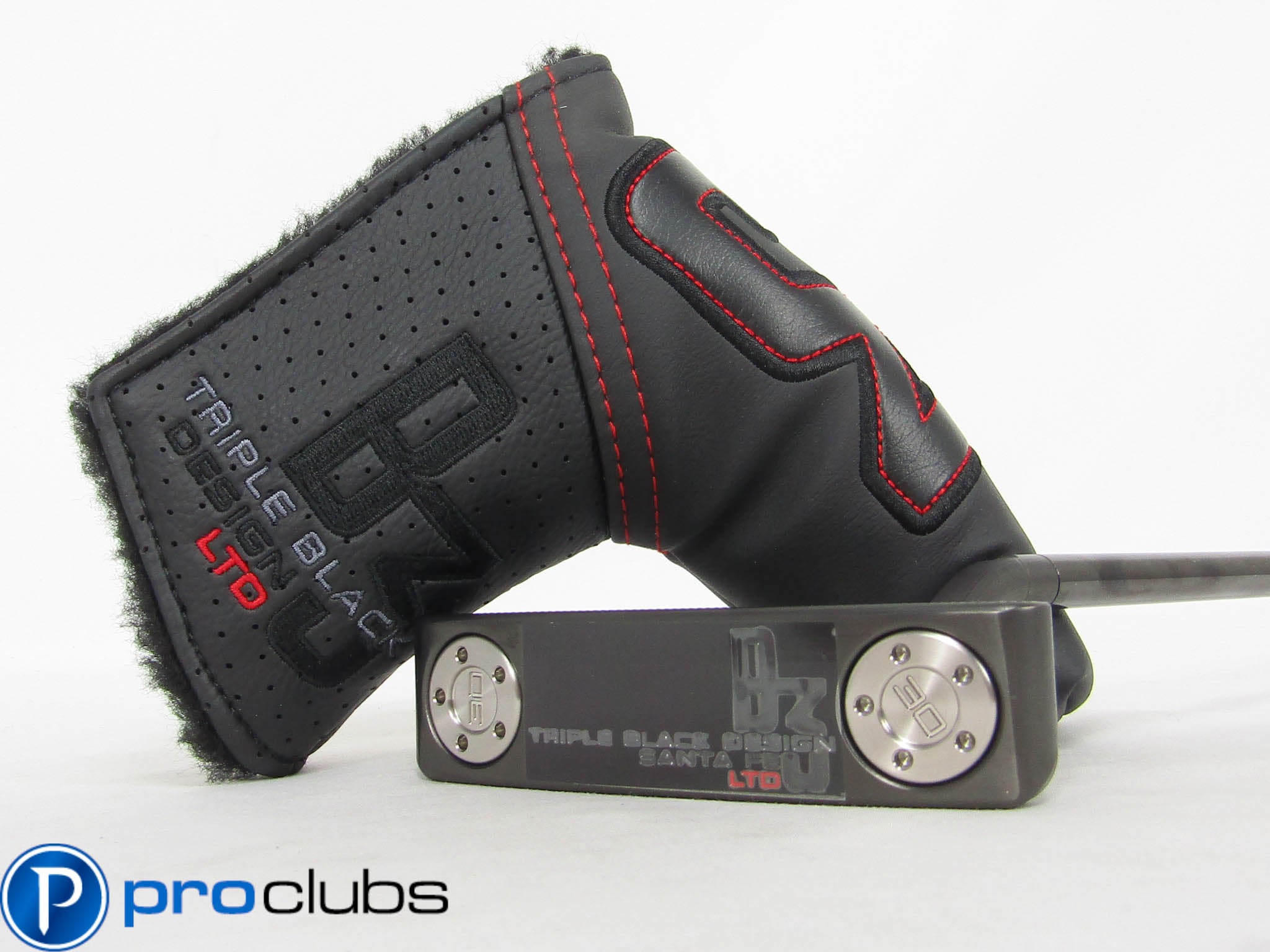 NEW SCOTTY CAMERON TRIPLE BLACK B3 SANTA FE PUTTER 35" w/HEADCOVER #461430