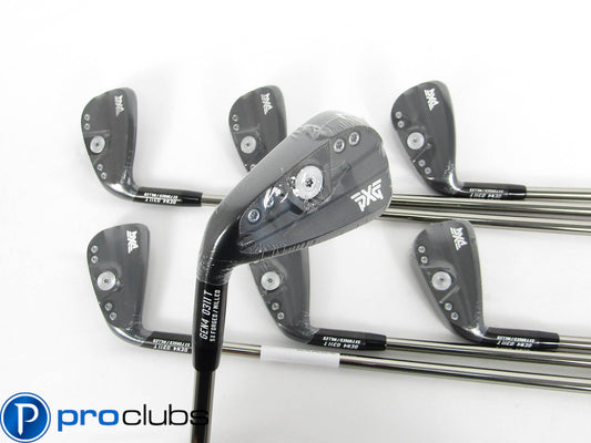 NEW Left Handed PXG GEN4 0311T BLACK FORGED IRONS 4-PW UST RECOIL 125 STIFF FLEX