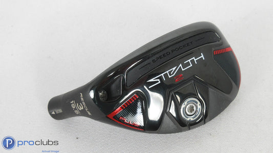 Left Handed TaylorMade Stealth2 Plus Rescue 19.5* 3 Hybrid - Head Only- 383898