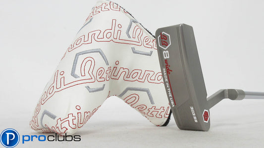 BETTINARDI STUDIO RESERVE BB8 WIDE SMOOTH FACE PUTTER 34" w/ HEADCOVER #400200