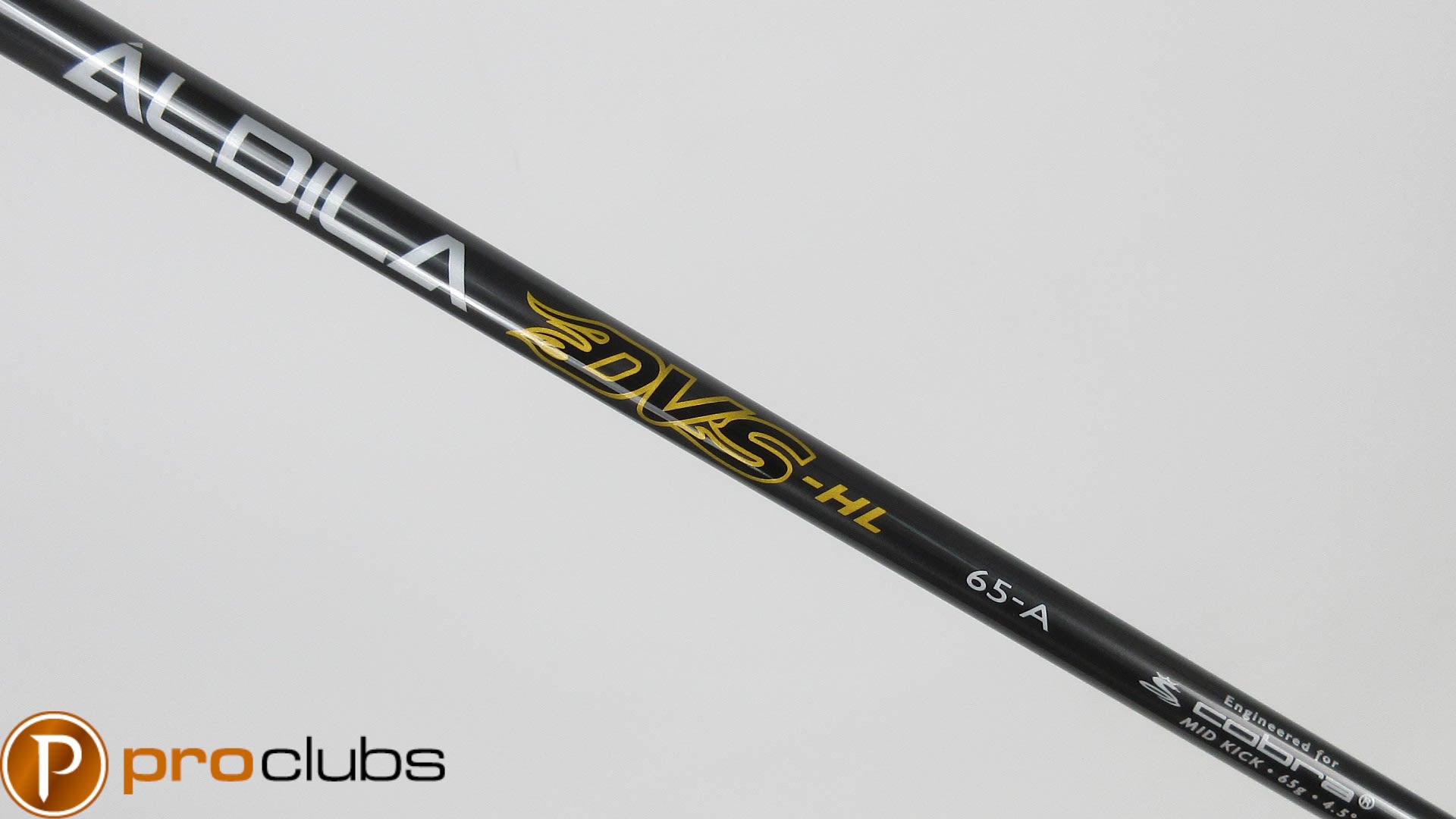 NEW COBRA ALDILA DVS HL 65 A-FLEX SENIOR FLEX HYBRID SHAFT 42" (.335 TIP)-299999