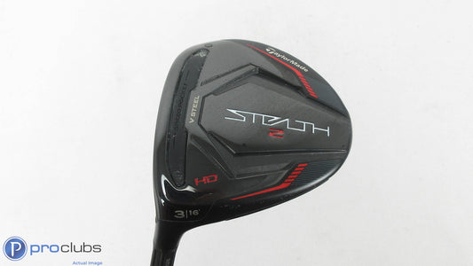 Nice Left Handed TaylorMade STEALTH 2 HD 16* 3 WOOD -Speeder Regular Flex 386438