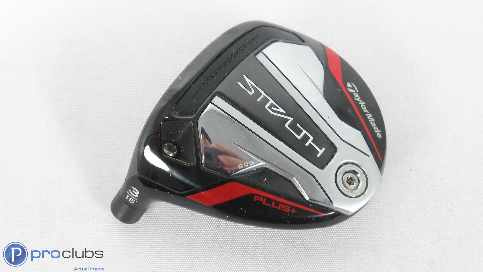 Left Handed! TaylorMade Stealth Plus+ 15* Fairway 3 Wood -Head Only- 387552