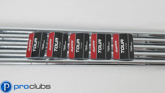 NEW TRUE TEMPER ELEVATE TOUR X-FLEX STEEL IRON SHAFTS 6-PW .355 (416822)