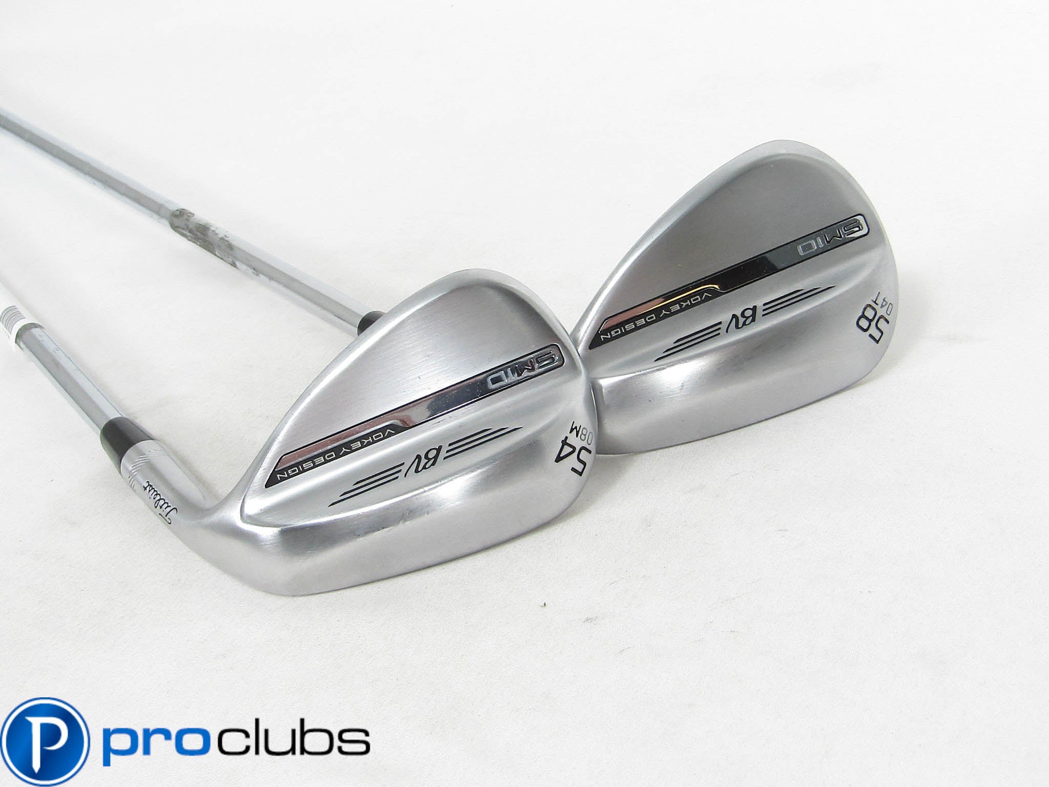 2pc TITLEIST SM10 TOUR CHROME WEDGES 54*, 58* WEDGE SET #457089