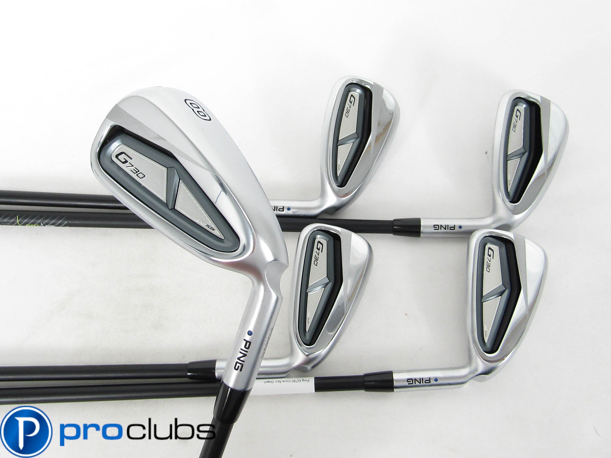 PING G730 BLUE DOT IRONS 6-PW GRAPHITE ALTA CB SR SENIOR FLEX #459004