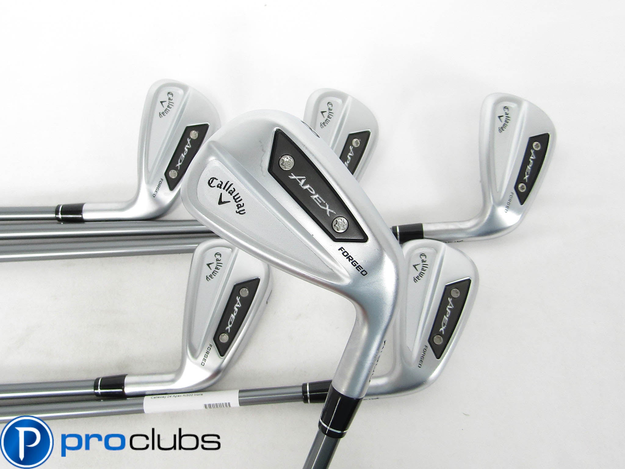 Nice! CALLAWAY Ai300 FORGED IRONS 6-PW,AW GRAPHITE DENALI 65 REGULAR FLEX 459594