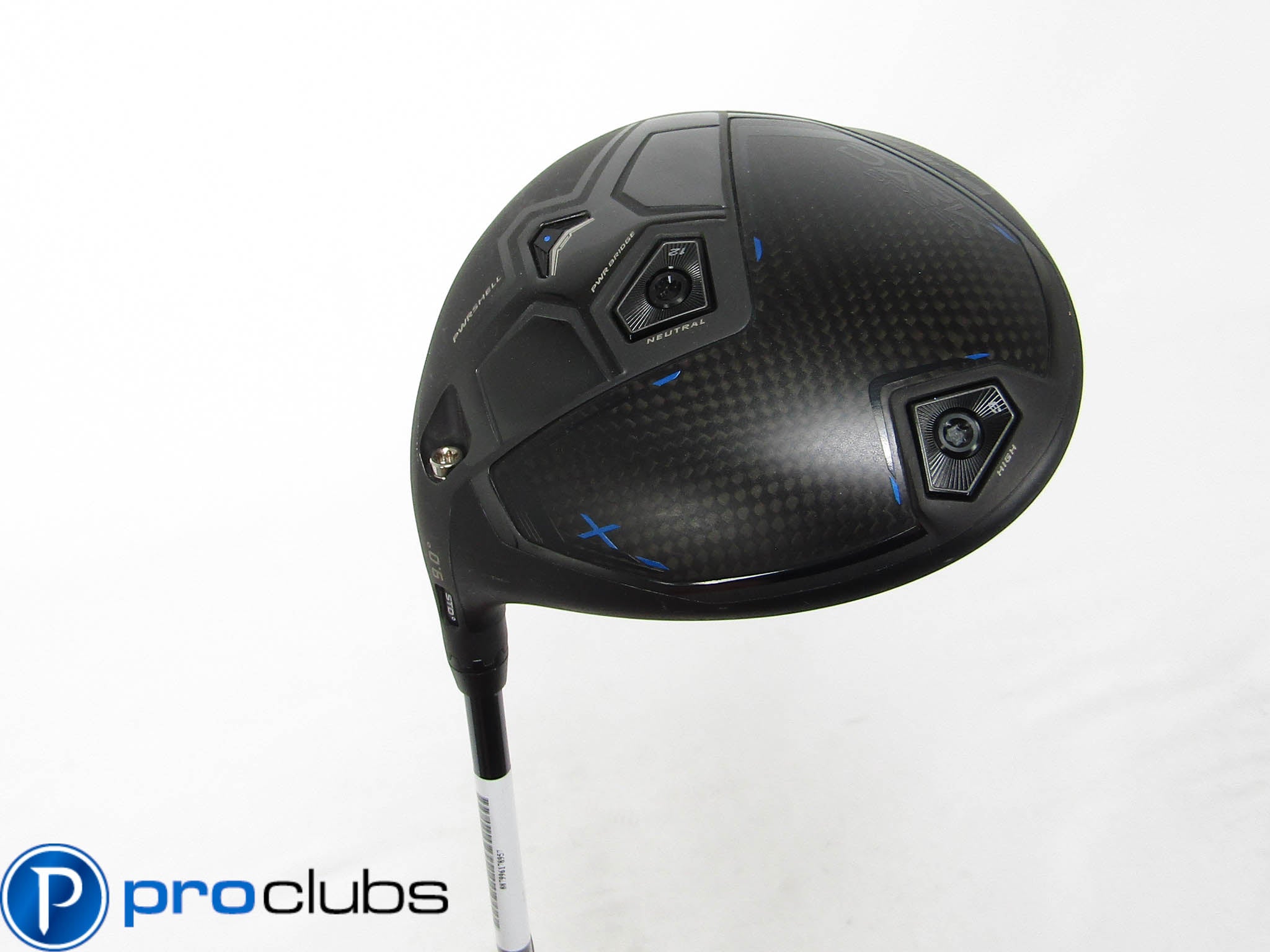 Left Handed COBRA DARKSPEED X 9* DRIVER UST LIN-Q BLUE 7 STIFF FLEX #455073