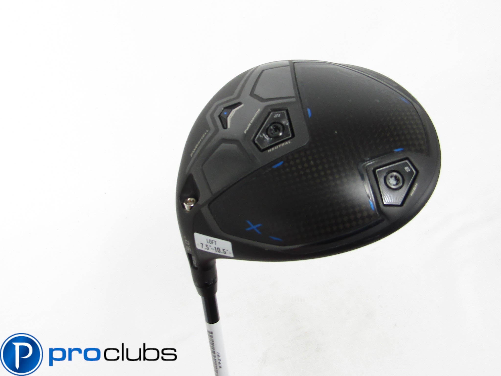Left Handed COBRA DARKSPEED X 9* DRIVER UST LIN-Q BLUE 7 STIFF FLEX #455075