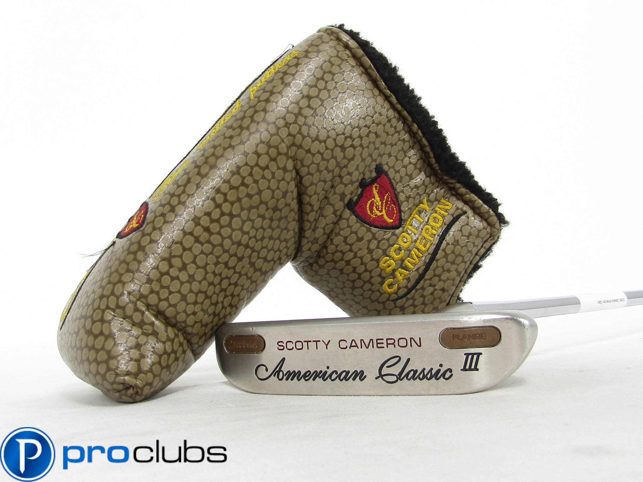 SCOTTY CAMERON AMERICAN CLASSIC III FLANGE BLADE PUTTER 35" w/HEADCOVER #464099