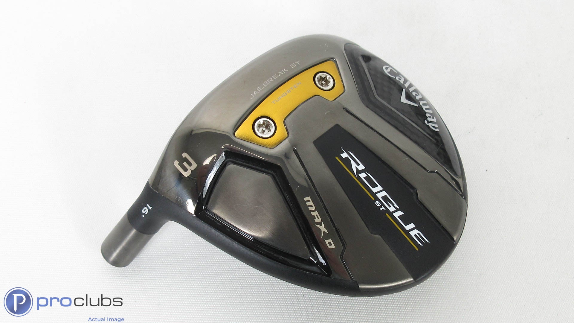 Excellent! Left Handed Callaway Rogue ST MAX D 16* 3 Wood - Head Only - 342930