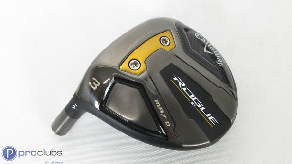 Excellent! Left Handed Callaway Rogue ST MAX D 16* 3 Wood - Head Only