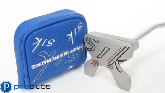 NEW SIK FLO M-SERIES DOUBLE BEND FLANGELINE PUTTER 34" w/ HEADOVER #368077