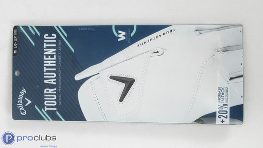 New! 1pc-Callaway Tour Authentic Left handed Women's Medium Golf Glove-344113