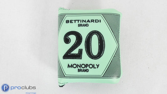 Rare! Bettinardi Monopoly "$20 Bill" Mallet Headcover - 391210