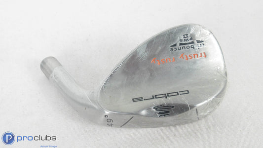 NEW! Cobra Trusty Rusty Silver 49* Wedge - Head Only - R/H 395345