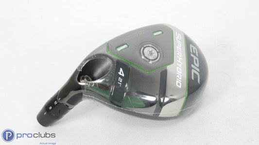 New! Left Handed Callaway Epic Super Hybrid 21* #4 - Head Only w/ Adaptor 349745