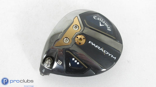 Nice! Left Handed Callaway Paradym ◊◊◊ 15* - 3 Wood - Head Only - L/H 395457