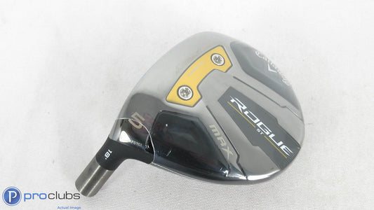 NEW! Left Hand Callaway Rogue ST Max 18* 5 Wood - Head Only - L/H 400398